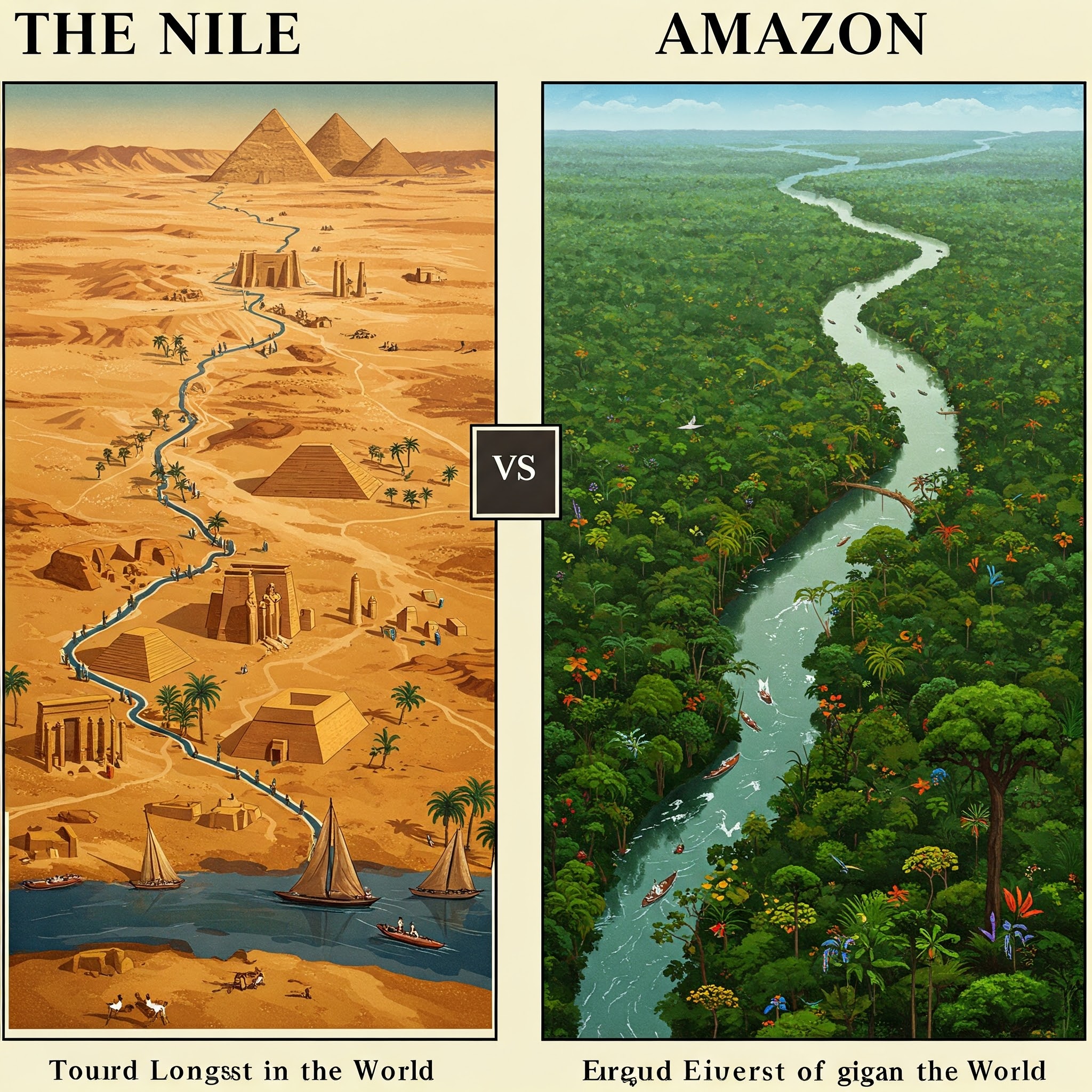 The Nile or Amazon? The True Longest River is Still Debated!