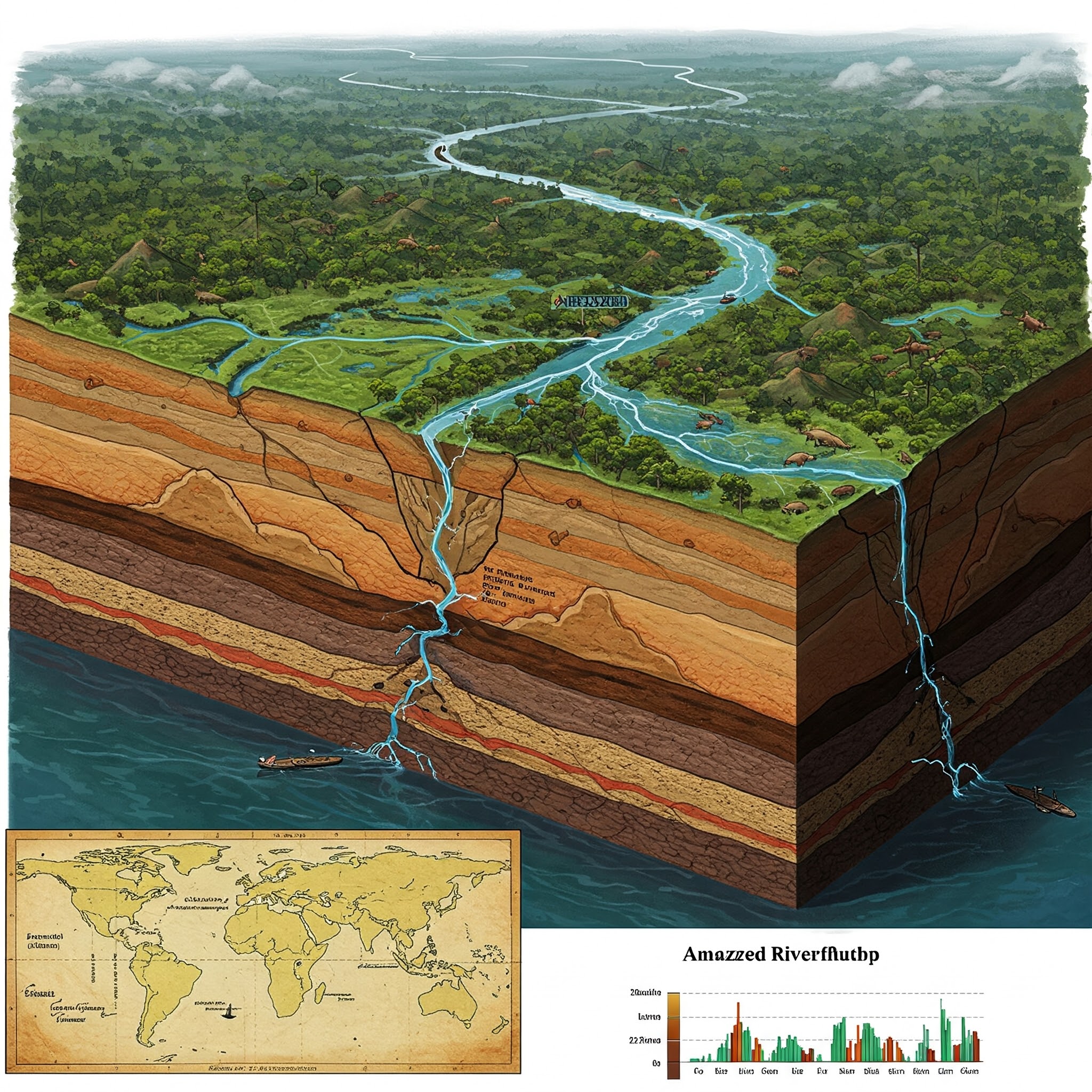 The Amazon River Once Flowed in the Opposite Direction