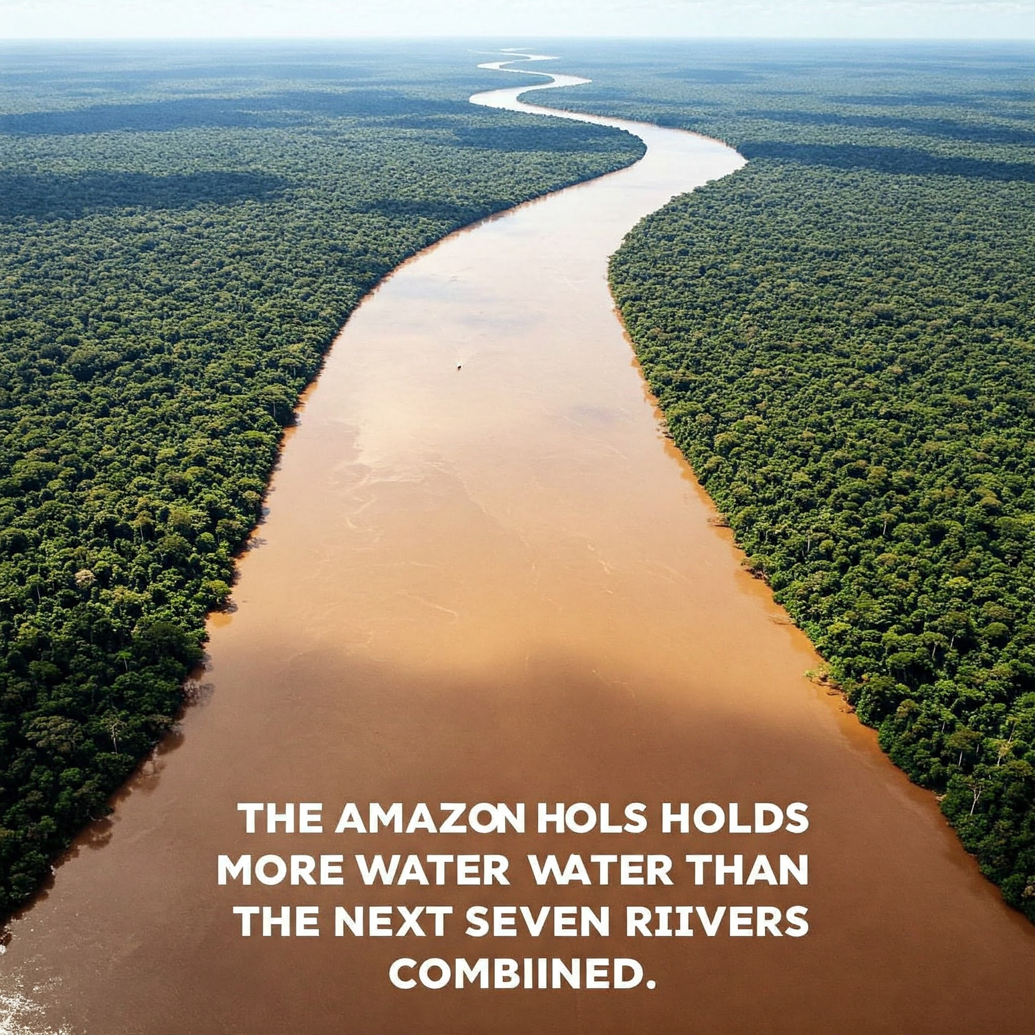 The Amazon Holds More Water Than the Next Seven Rivers Combined