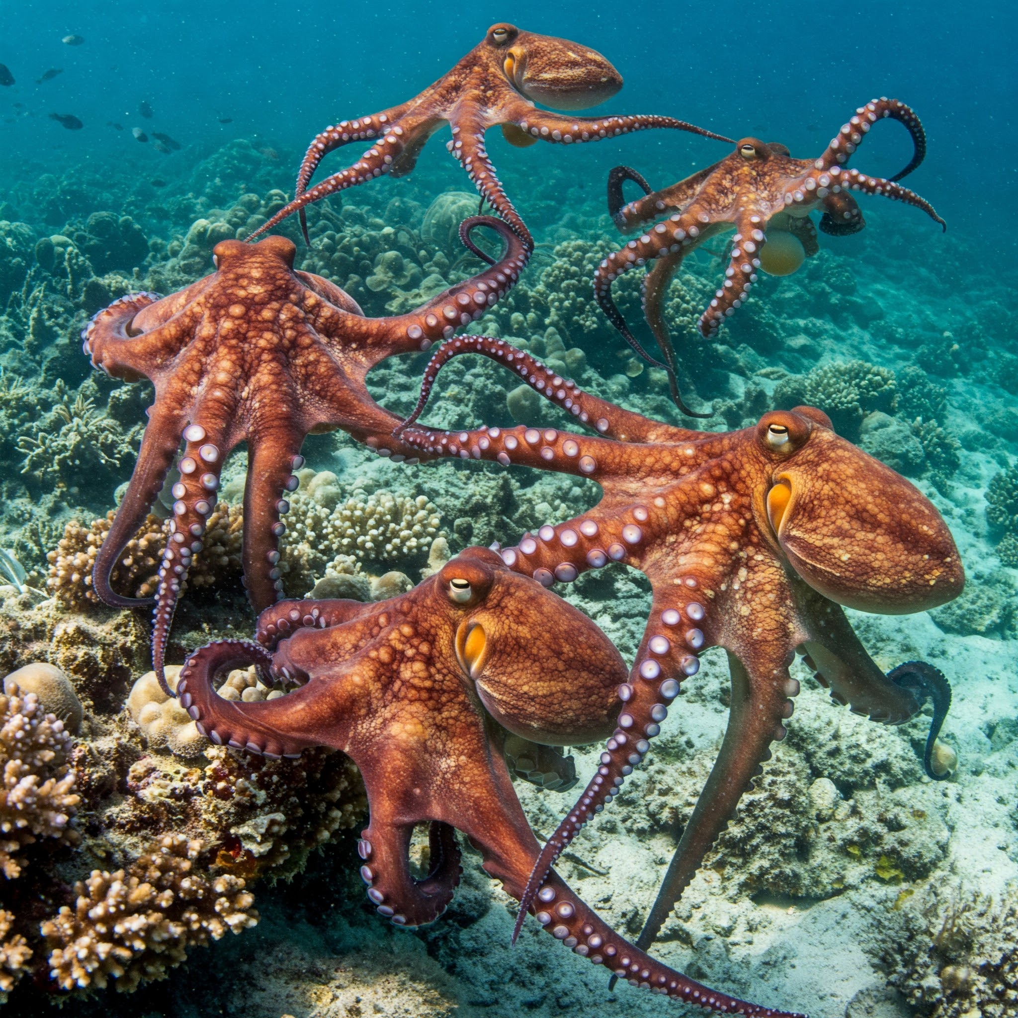 5. Octopuses Have Three Hearts and Blue Blood