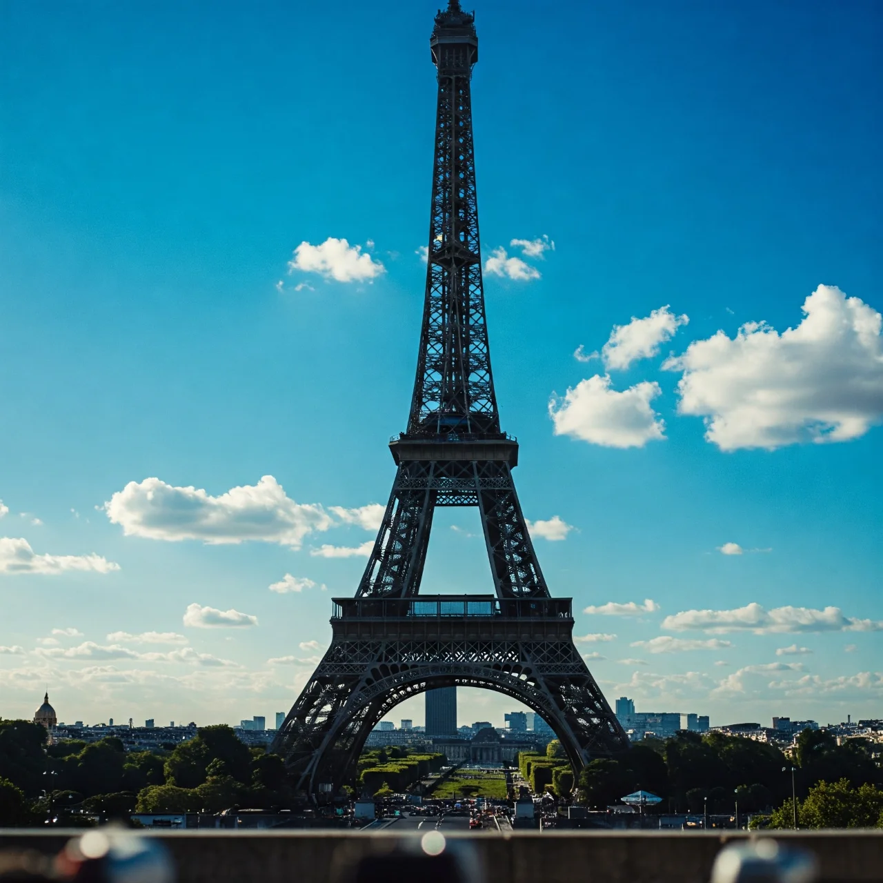4. The Eiffel Tower Grows in Summer
