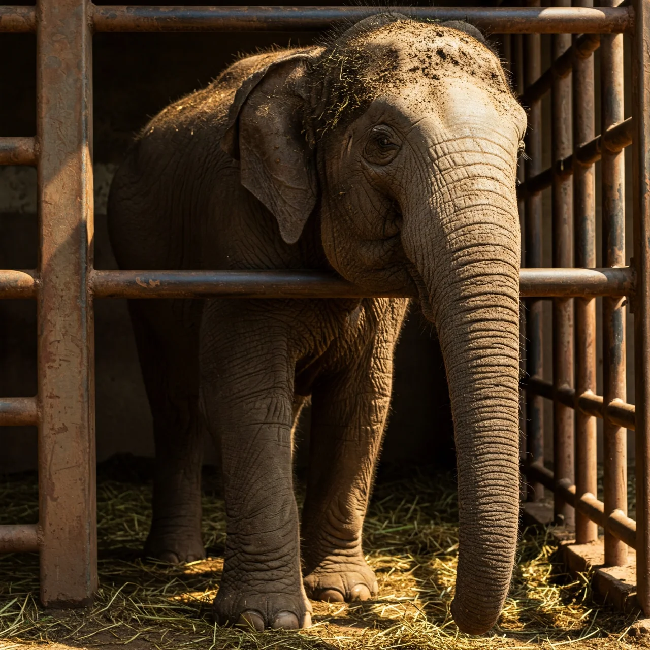 9. Circus Animals Spend 11 Months in Cages