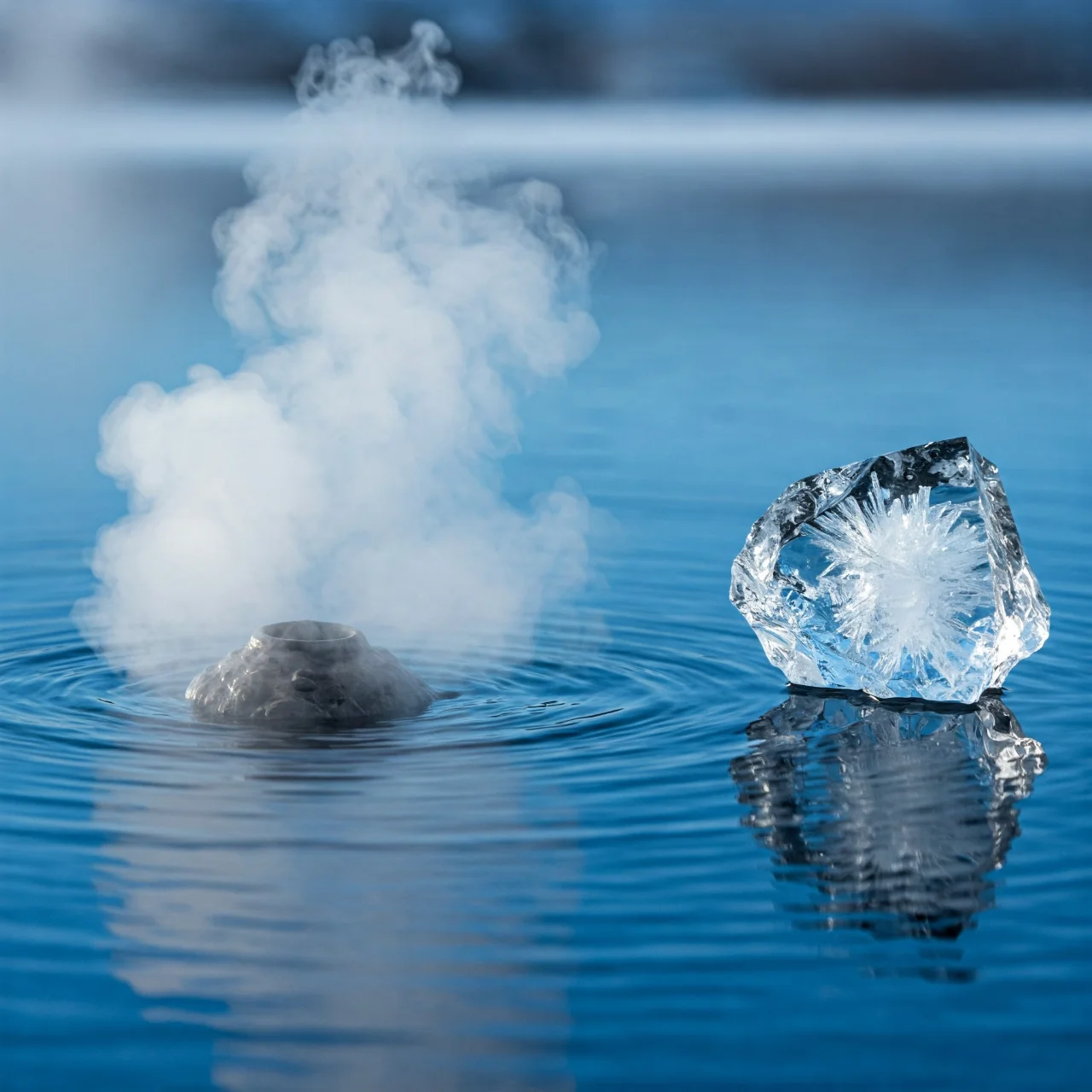 1. Water Can Exist in Three States Simultaneously… Sometimes Four!
