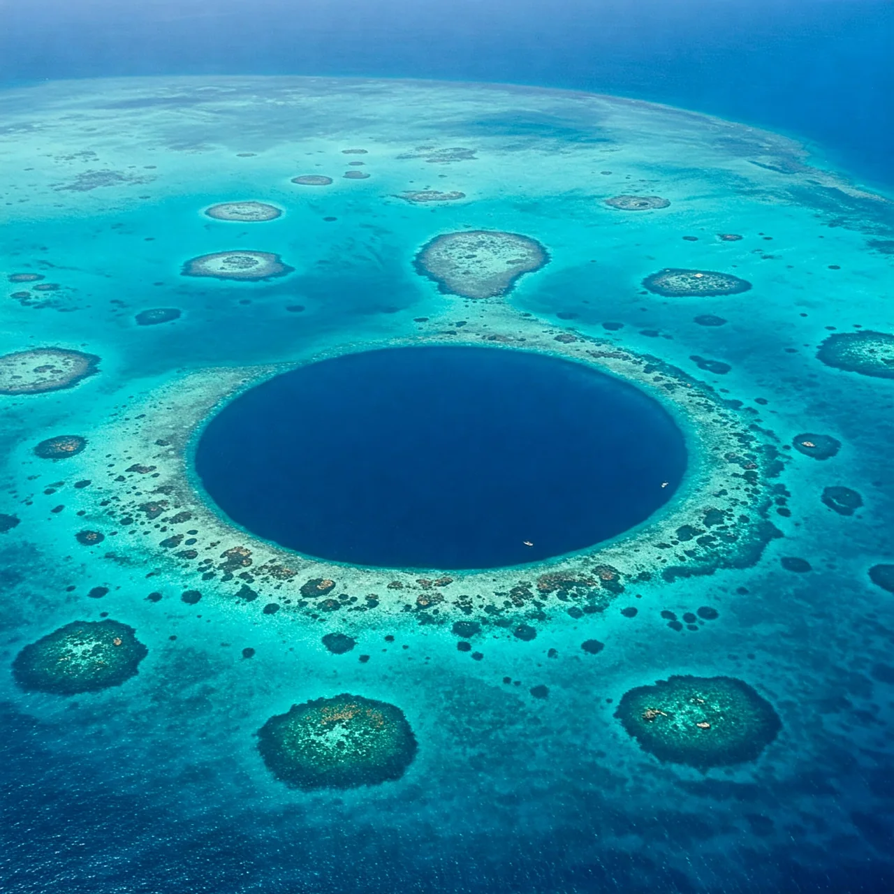 3. The Great Blue Hole: A Weather-Carved Underwater Wonder