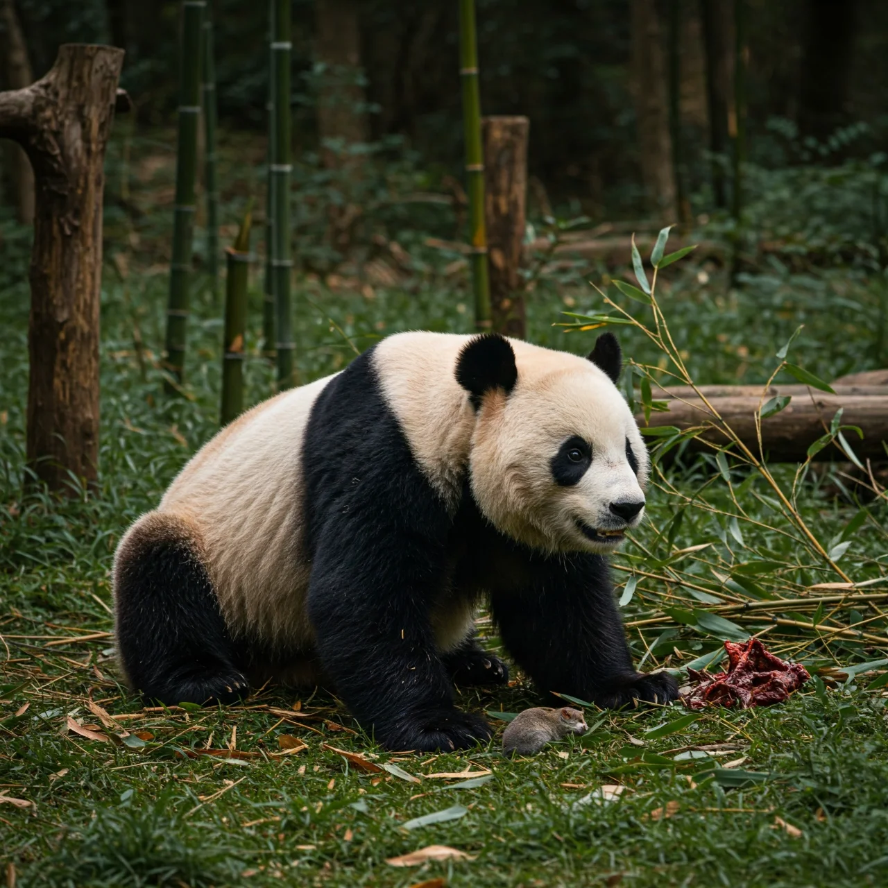 Not Fully Vegetarian: Occasional Meat-Eating Pandas