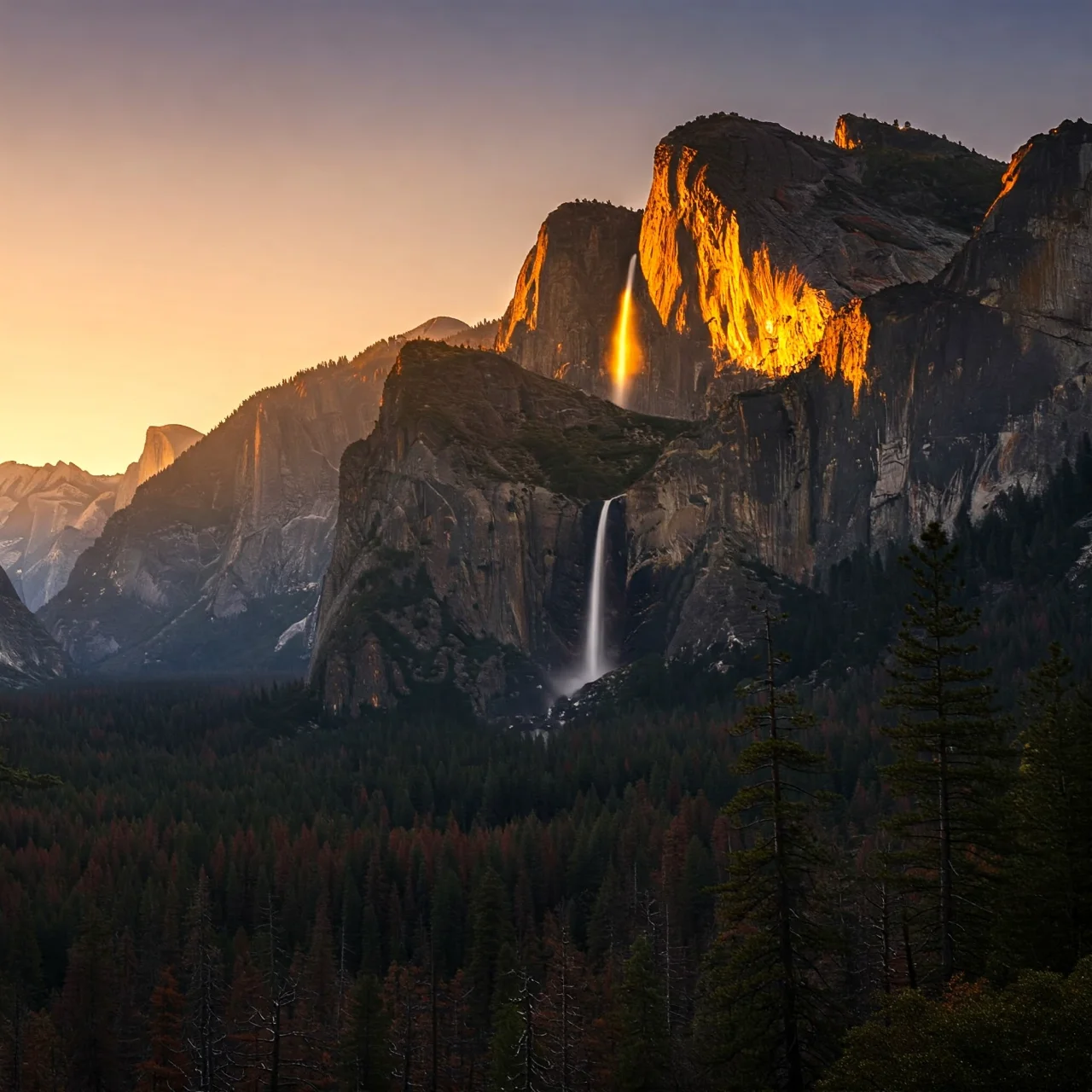 Fact 19: There's a Waterfall in Yosemite That Appears to Be Made of Fire