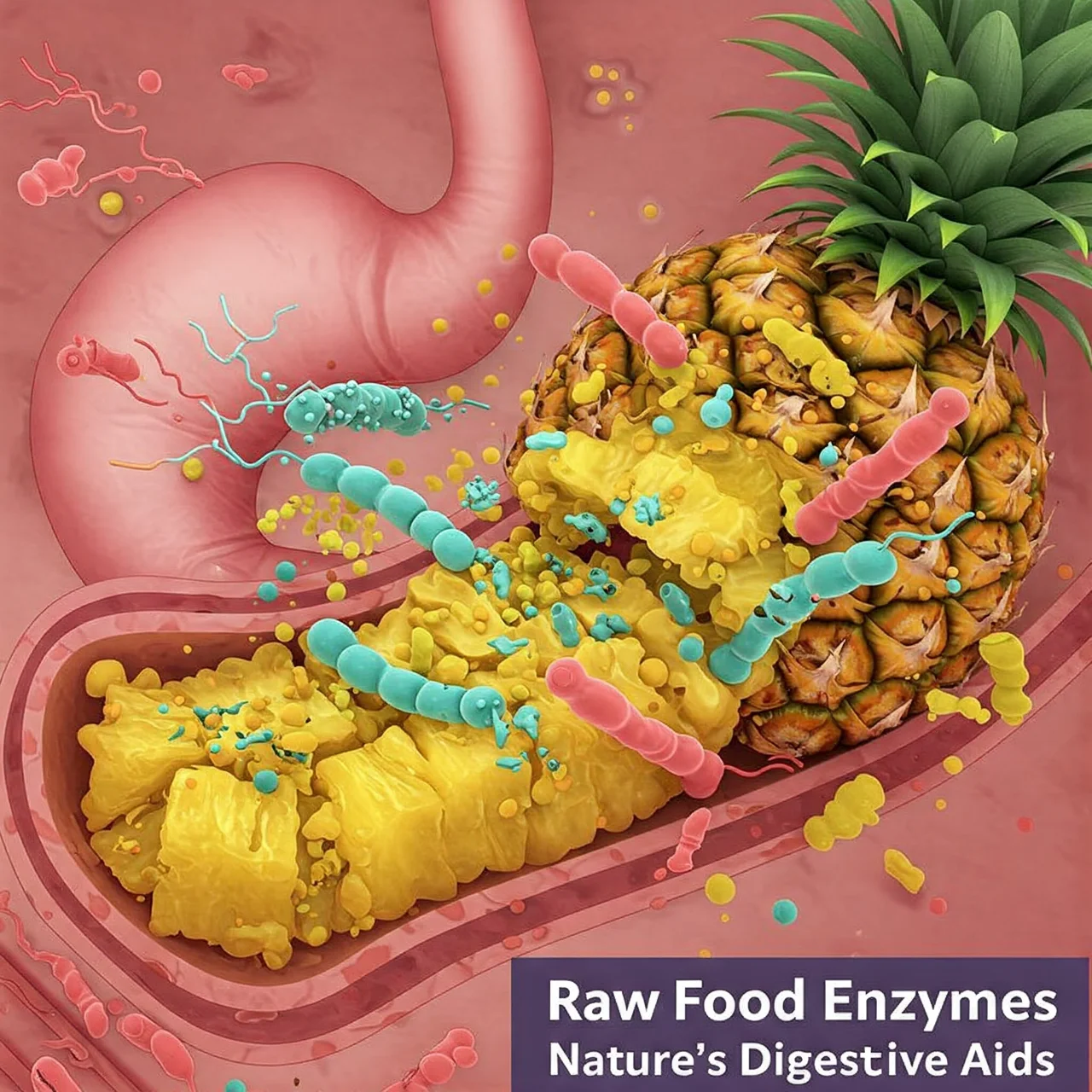 Raw Food Enzymes: Nature's Tiny Helpers for Digestion