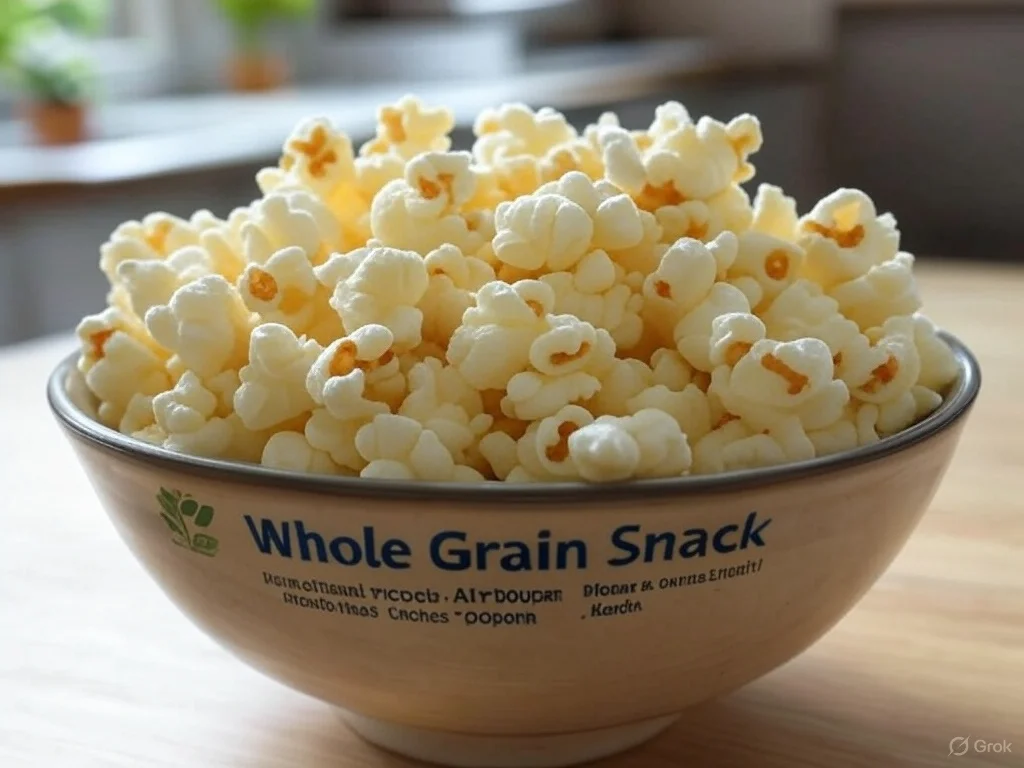 Popcorn is Considered a Whole Grain: A Healthy Snack Surprise