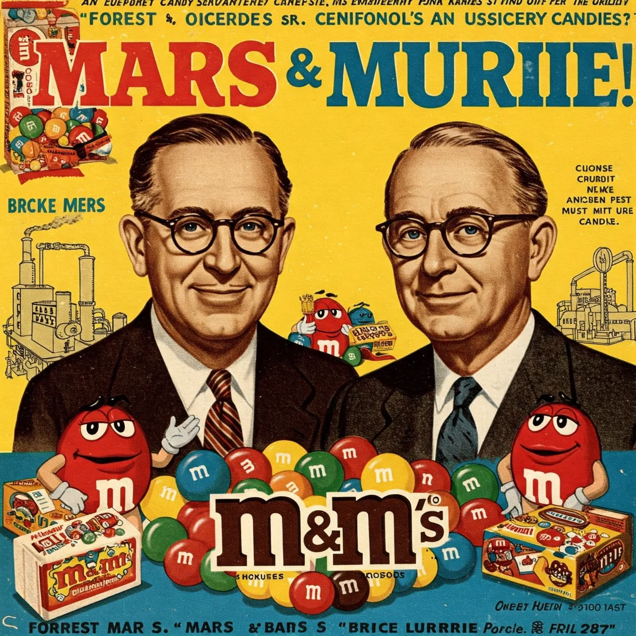 The 'M's in M&M's Stand for Mars and Murrie: Candy Collaboration