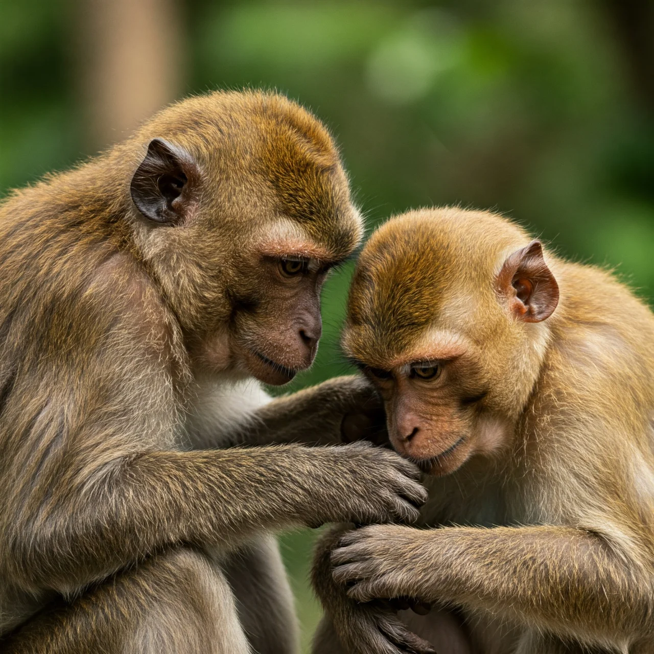 Fact 33: Some monkeys practice 'allogrooming'
