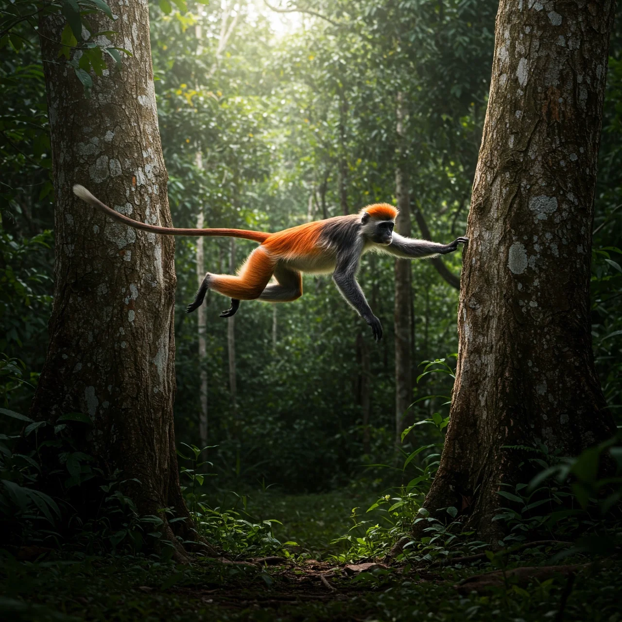 Fact 41: Red Colobus monkeys can Jump over 10 meters