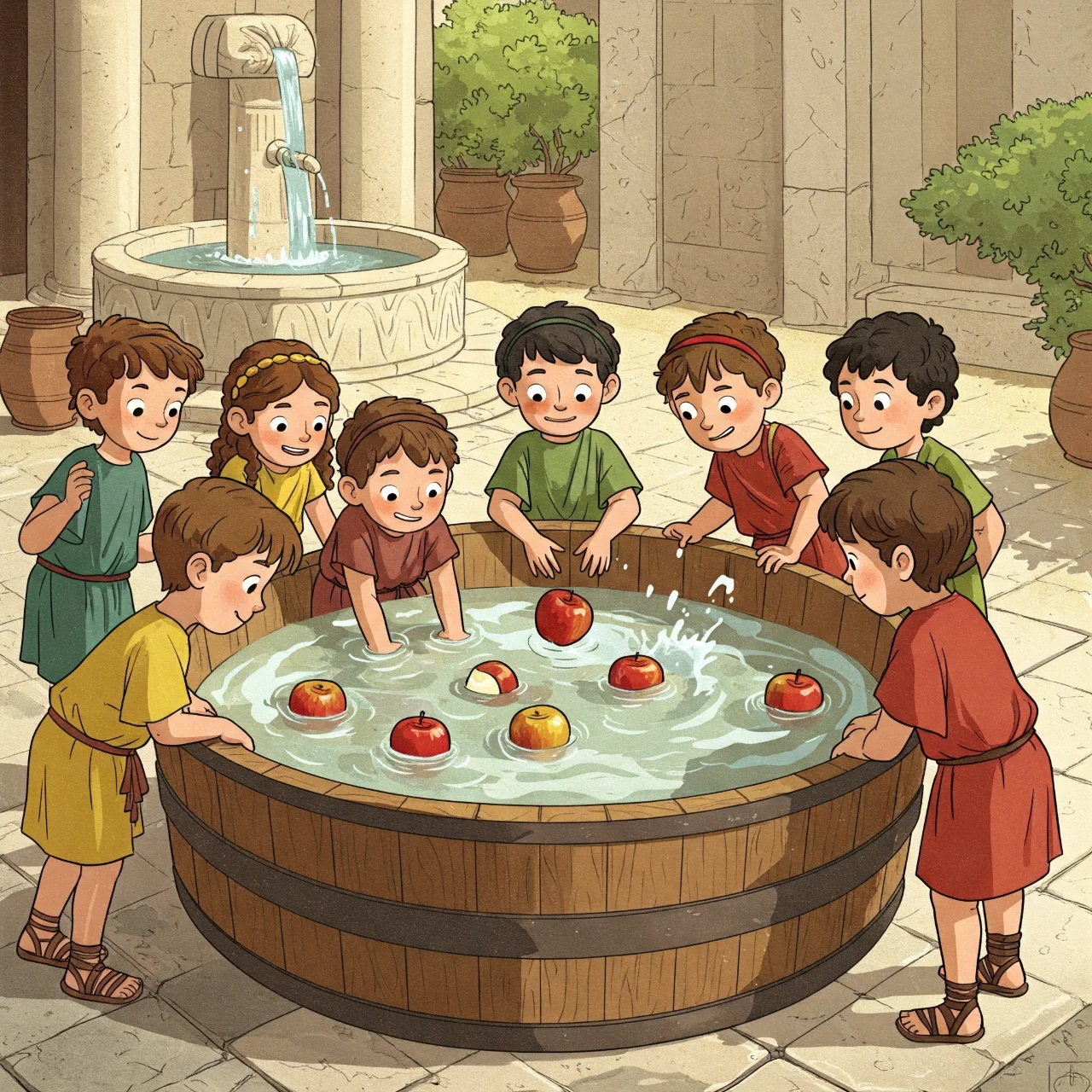 Bobbing for Apples: A Roman Dating Game?