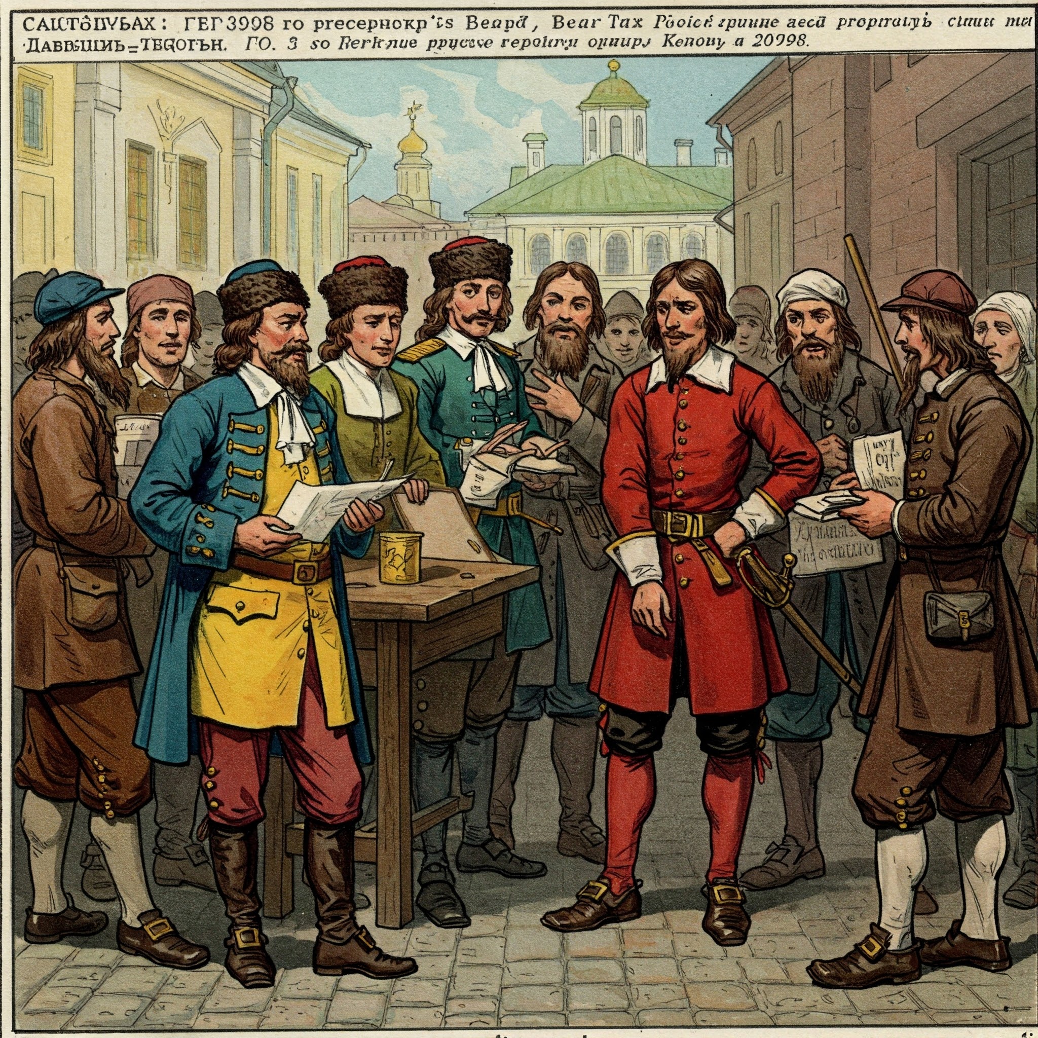 2. Peter the Great’s Beard Tax (Russia, 1698)