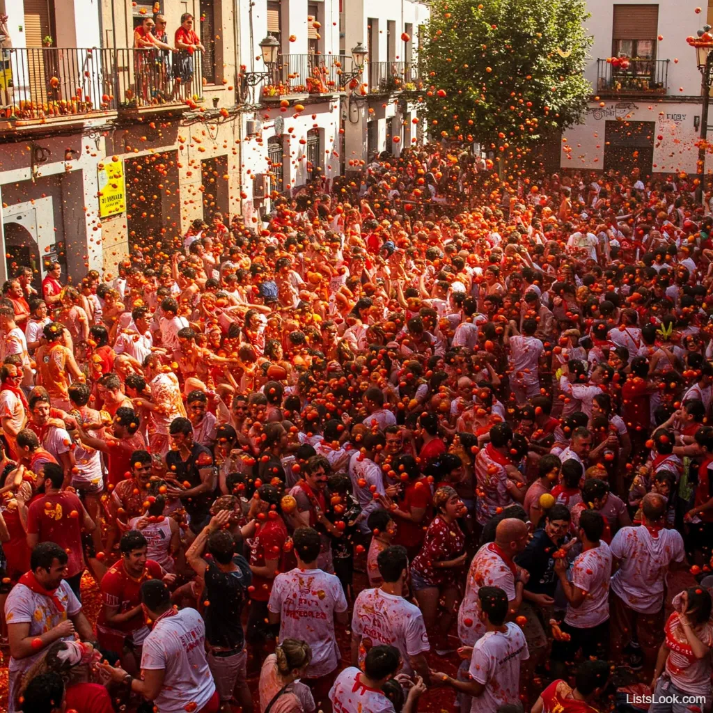 2. La Tomatina (Spain)