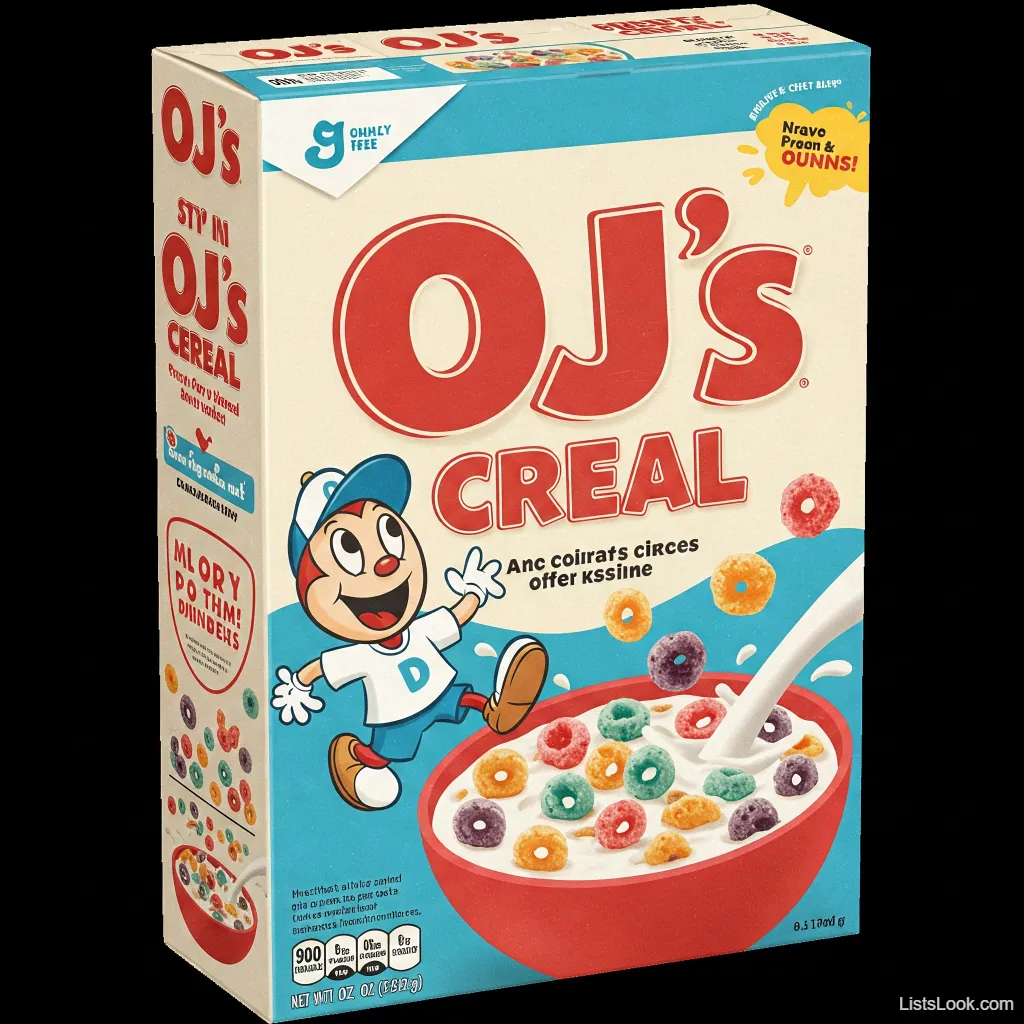 5. OJ's Cereal: Breakfast with a Citrus Zing!