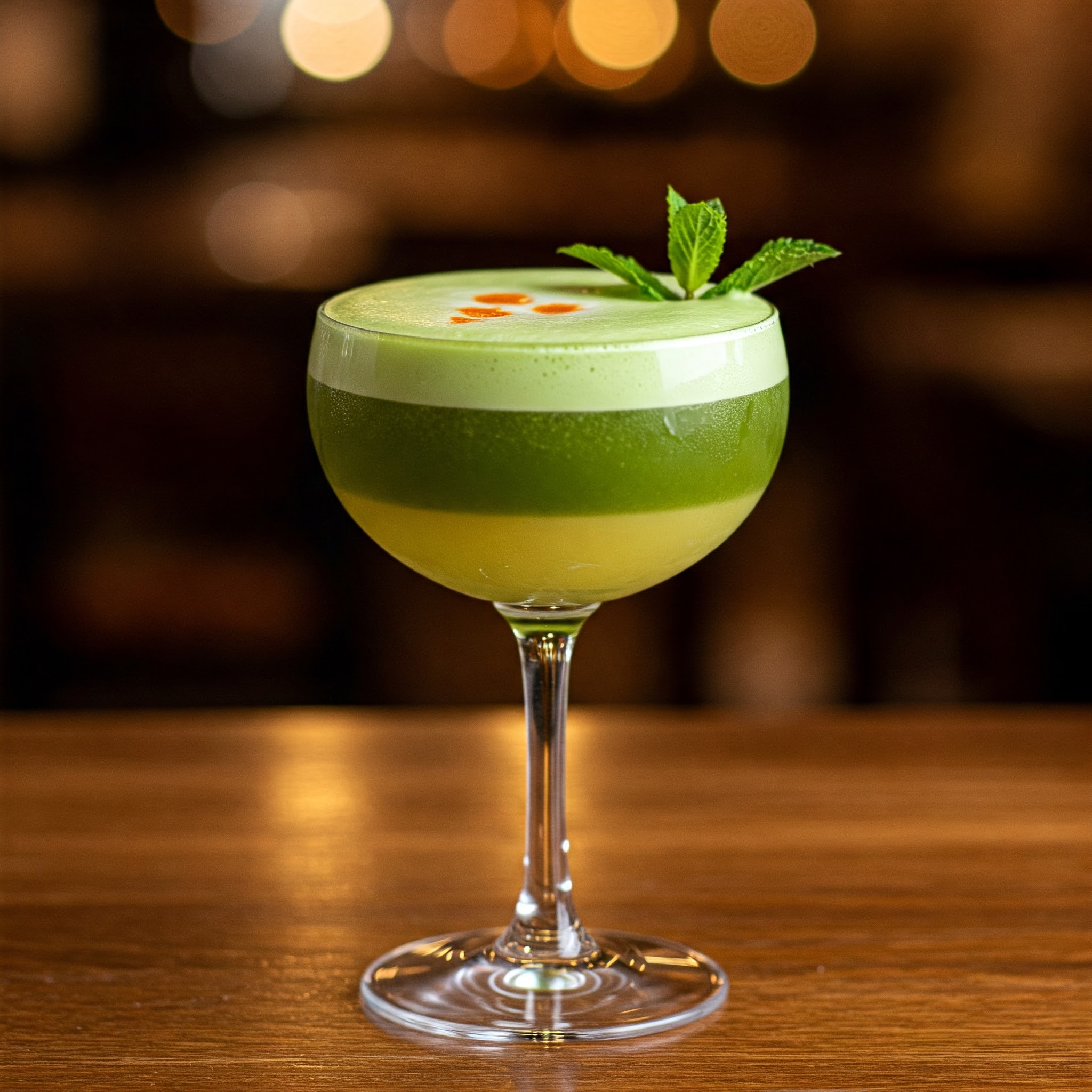 5. Pisco Sour Matcha (Peru)