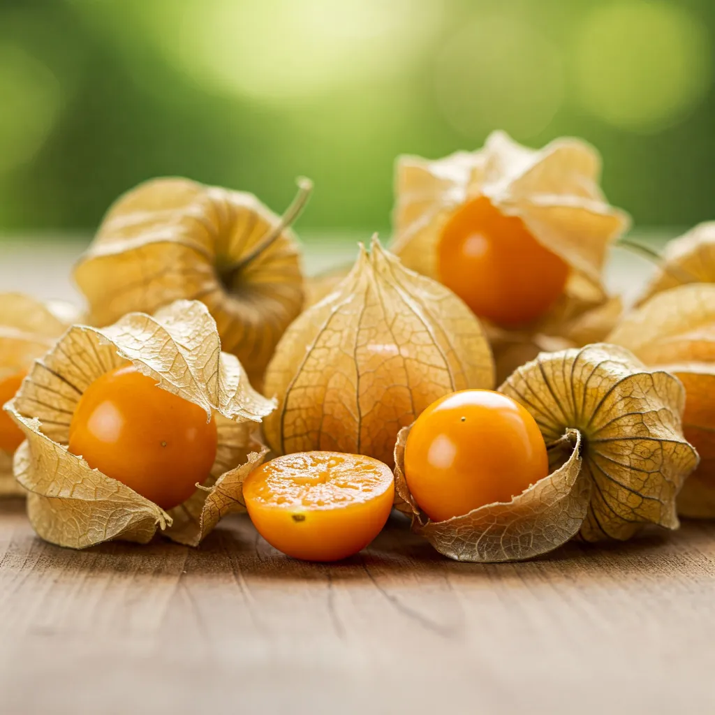 8.  Physalis (Cape Gooseberry):  Lantern-Like Wrappers, Tangy Jewels