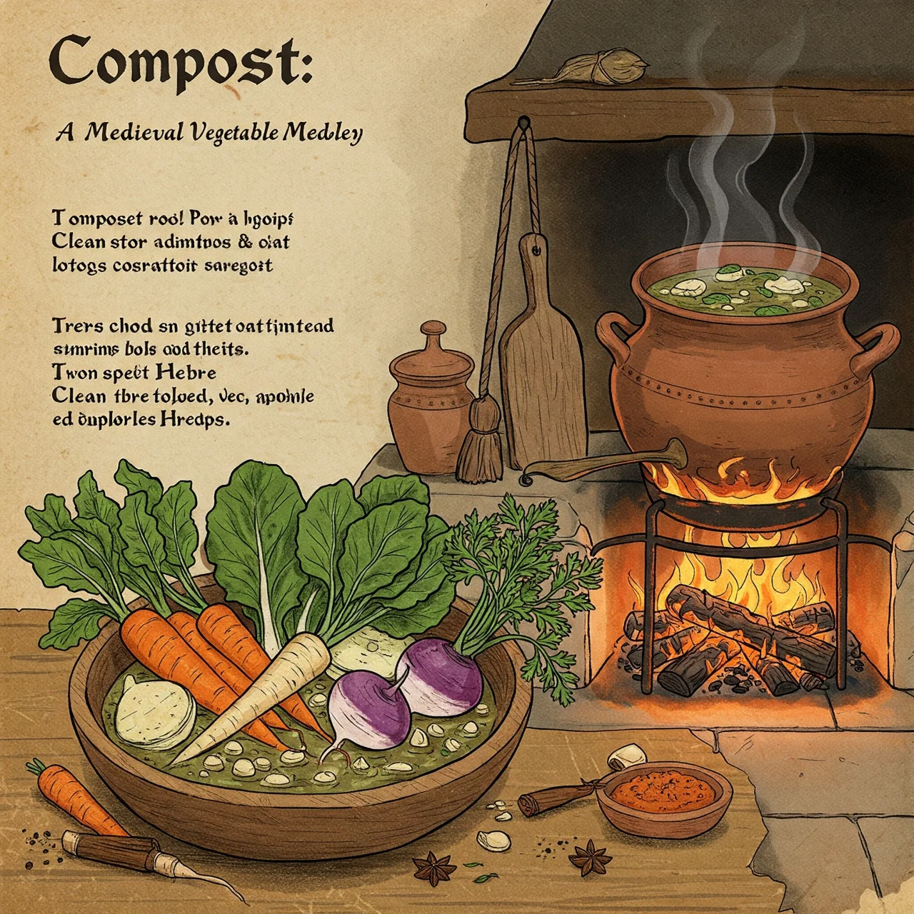 2. Compost: A Medieval Vegetable Medley