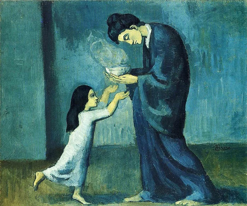 The Titanic Sank During Picasso's Blue Period