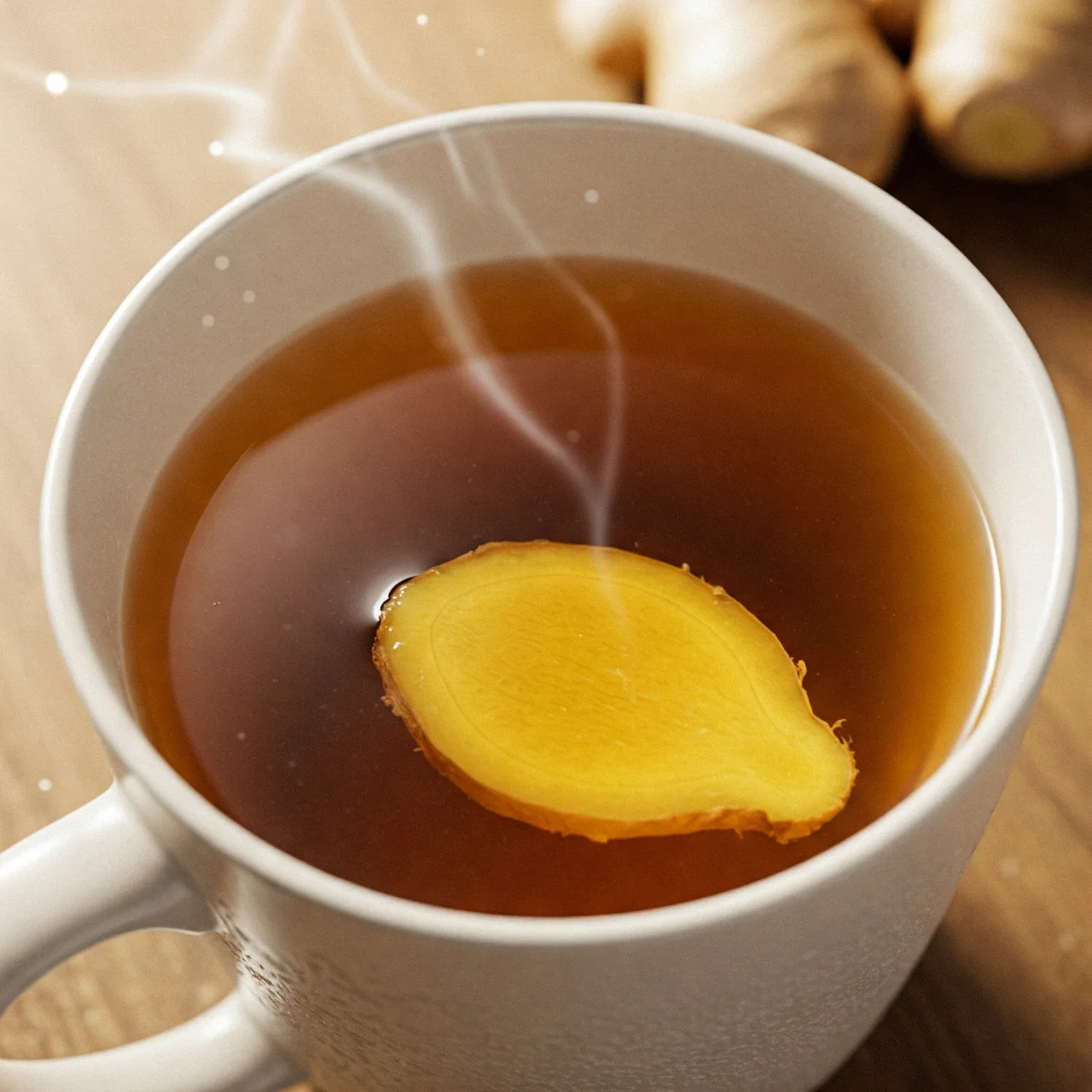 7. Ginger Tea (Global): The Soothing Digestive Aid