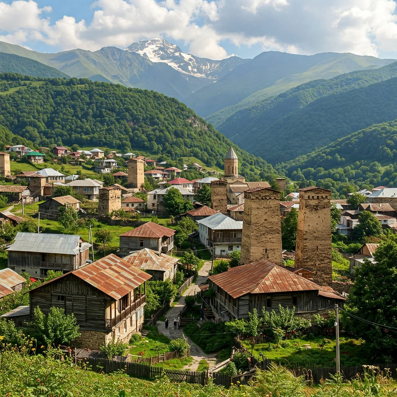 7. Adishi, Georgia – Medieval Mountain Hideaway