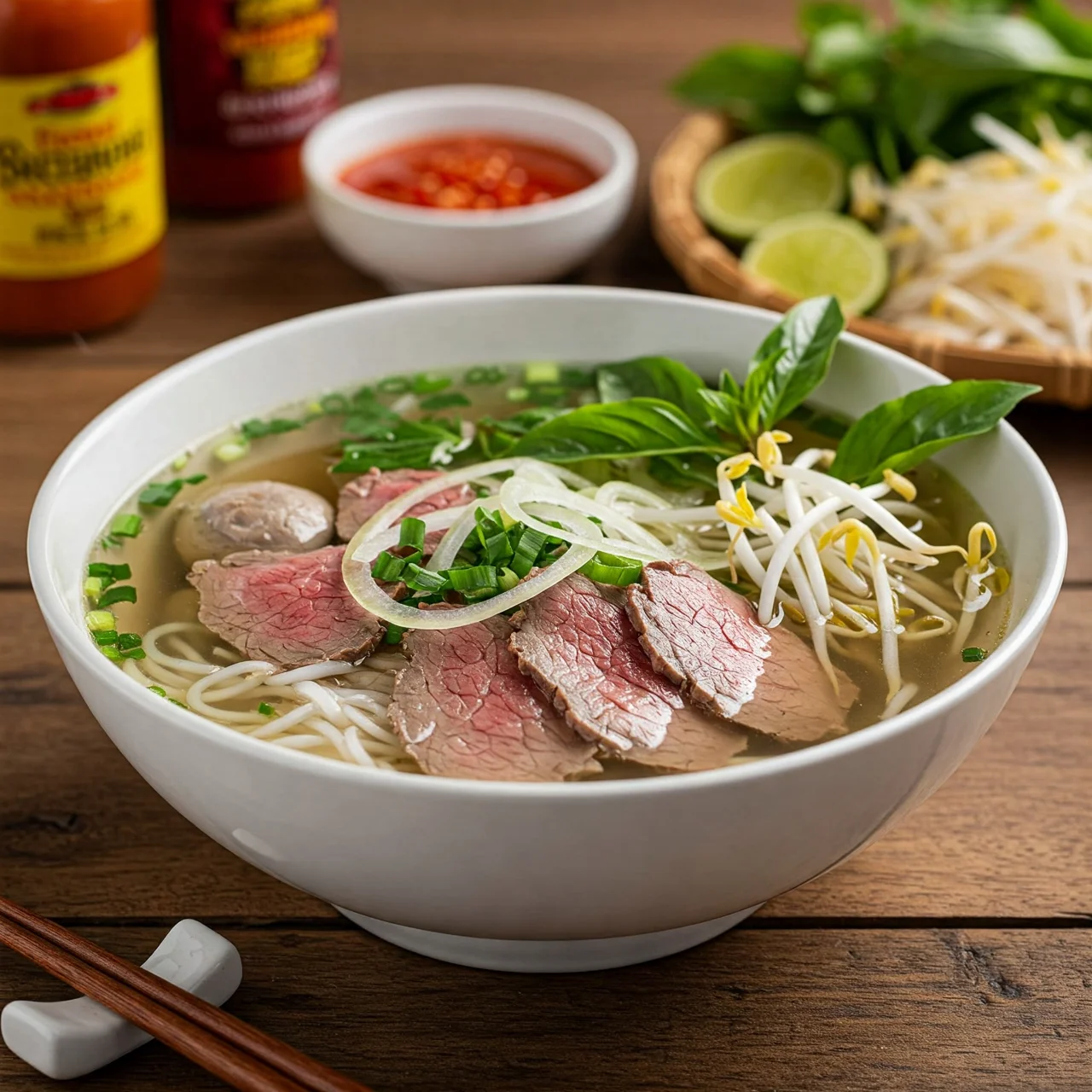 2. Banh Pho (Vietnam): Fragrant Rice Noodles for Soulful Soups ๐ป๐ณ