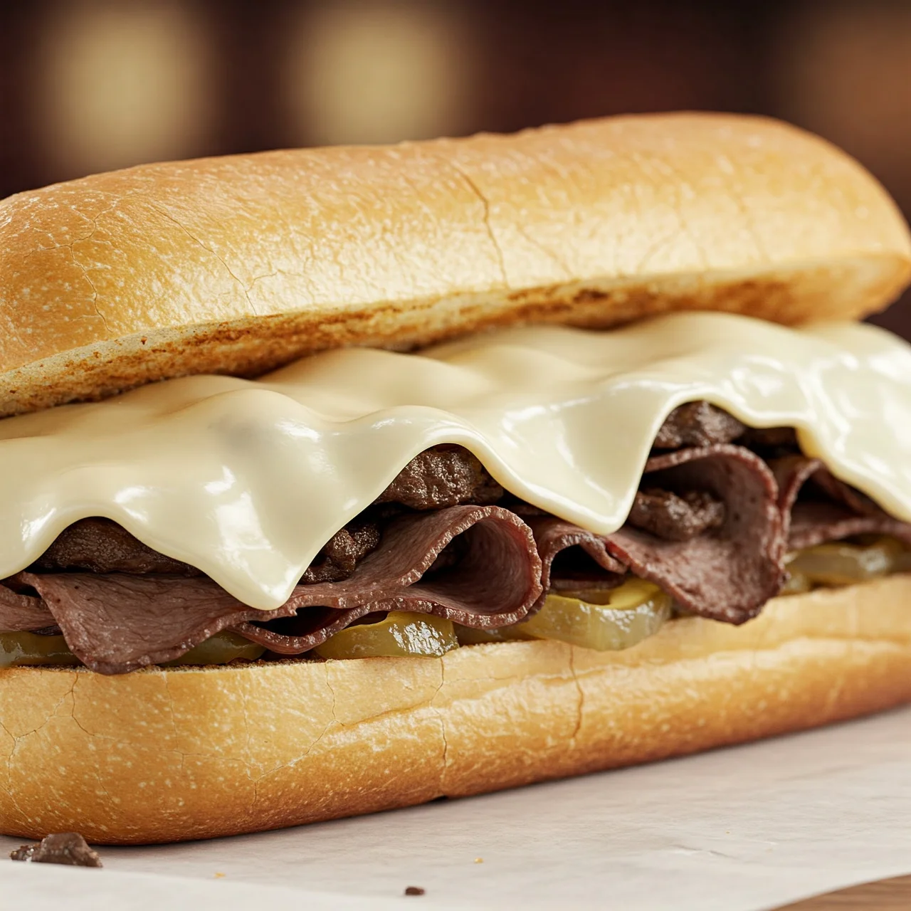 6. Philly's Cheesy Pride: The Philly Cheesesteak