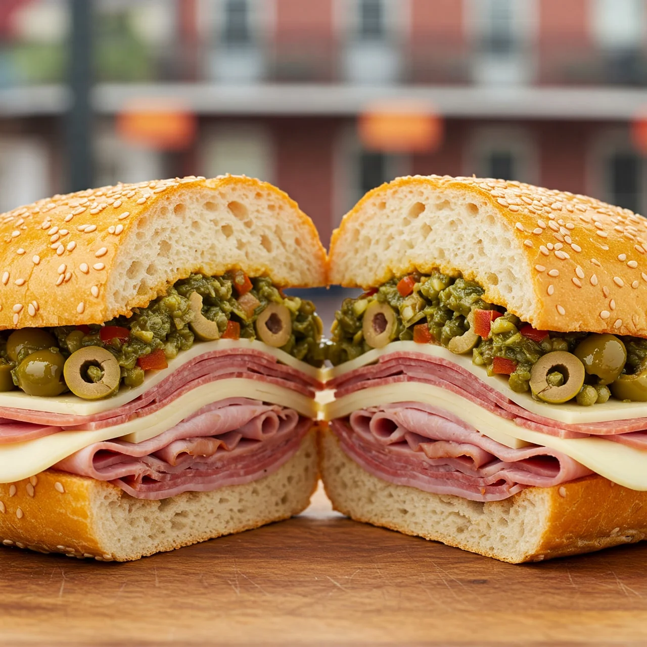 7. New Orleans' Stacked Surprise: The Muffulettta
