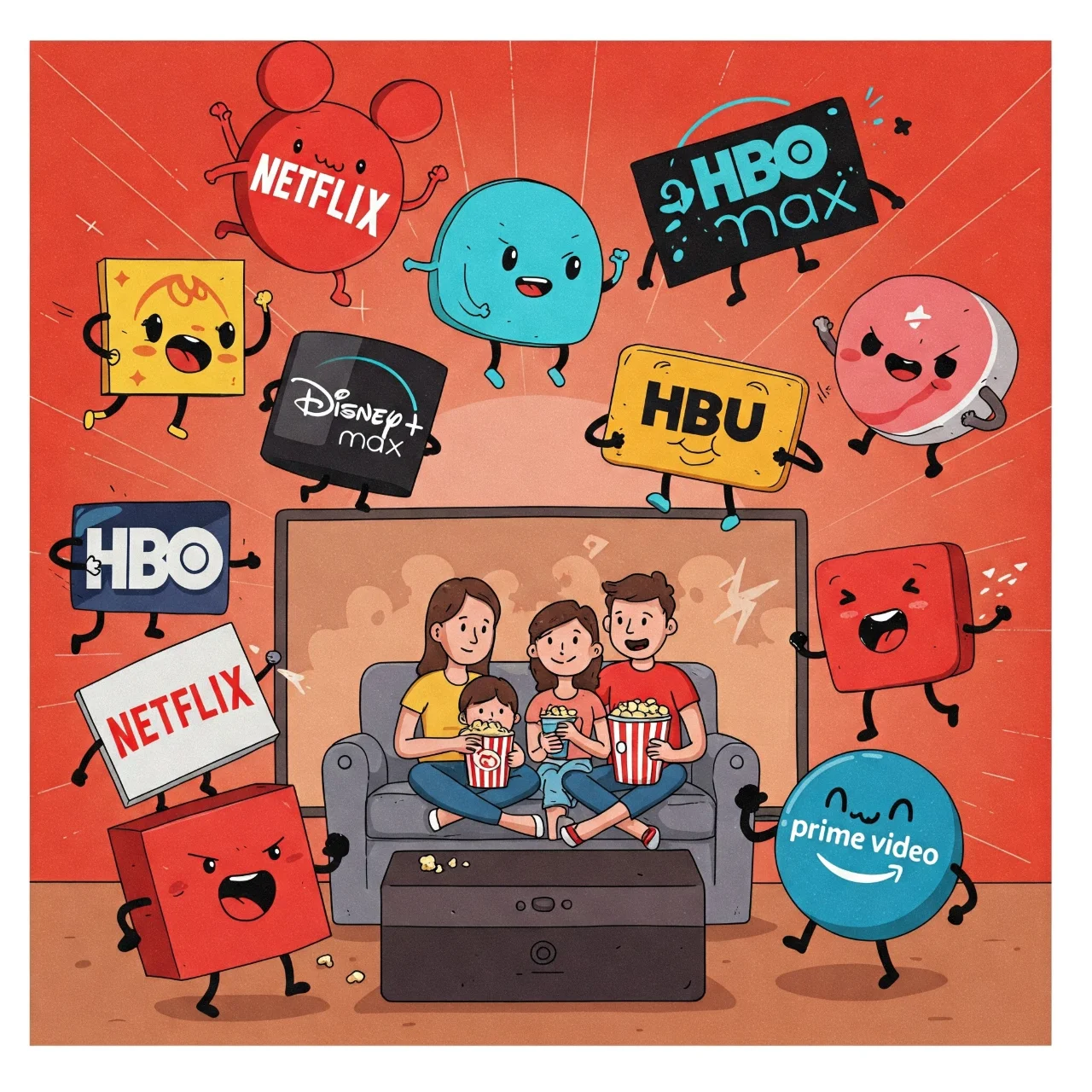 #2: Streaming Wars Reach Fever Pitch (and We All Binge)
