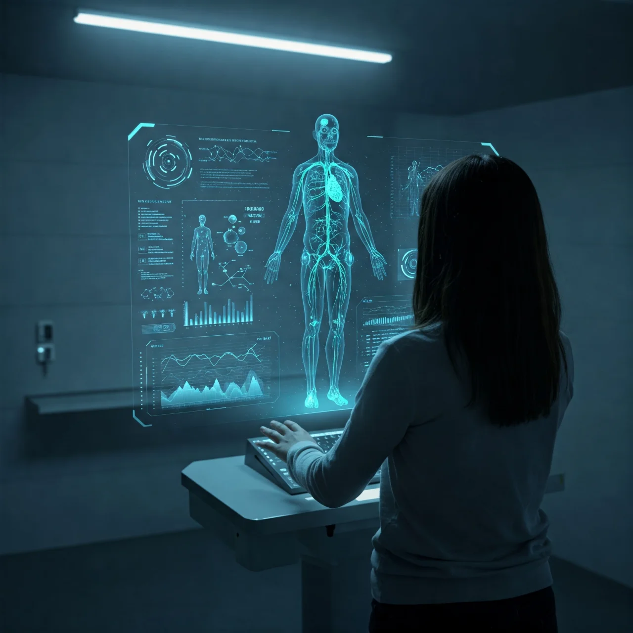 2. Holographic Wellness Monitor: Your Health, in 3D