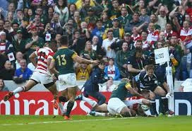 7. Japan Defeats South Africa (2015 Rugby World Cup)