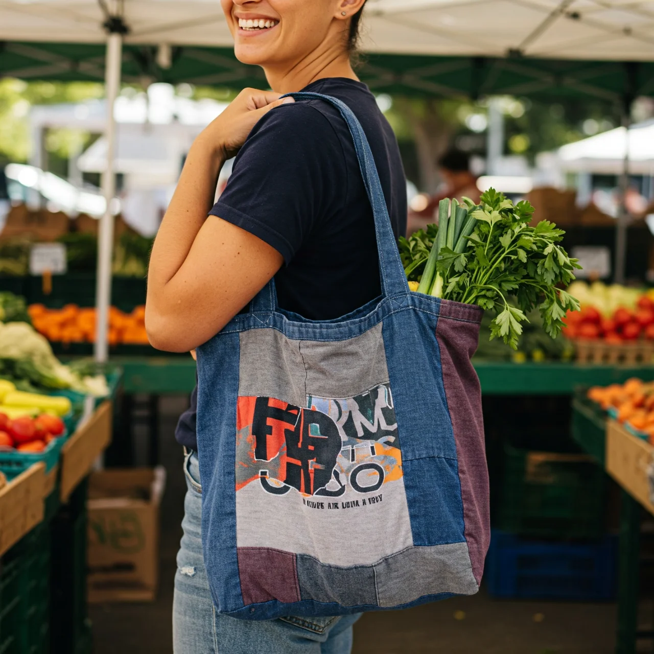 Old T-Shirt Tote Bags: Fashionable & Functional