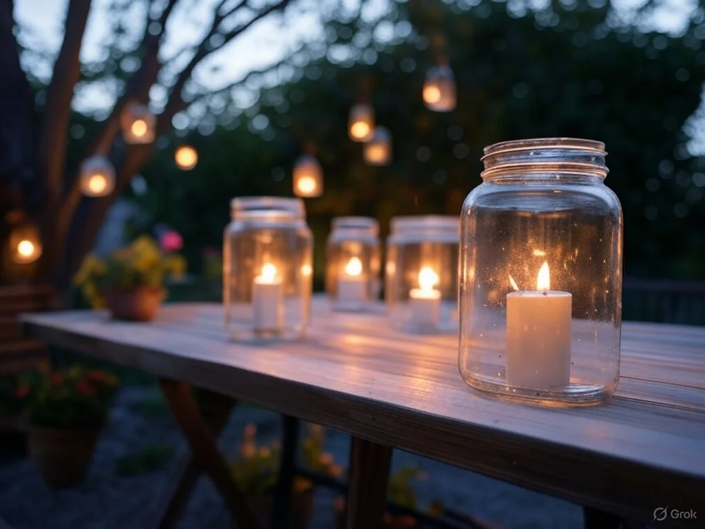 Glass Jar Lanterns: Illuminate with Style