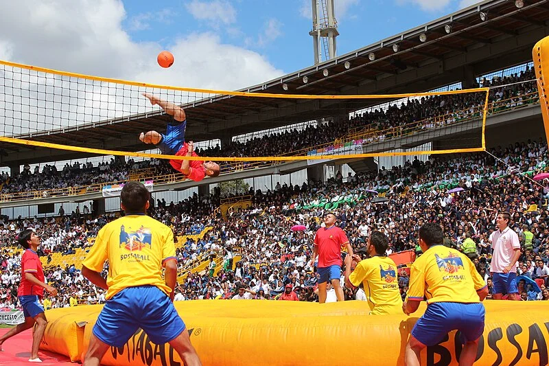 1. Bossaball: Volleyball Meets Samba!