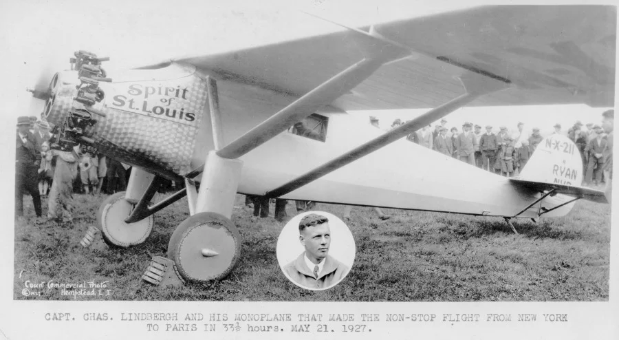 4. Charles Lindbergh's Transatlantic Solo Flight (1927)