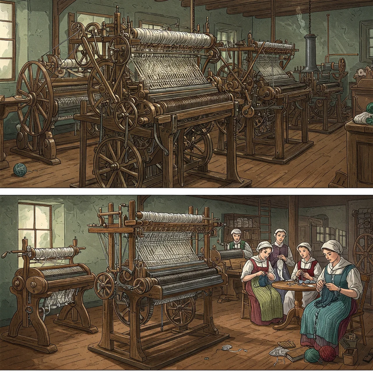 Knitting and the Industrial Revolution