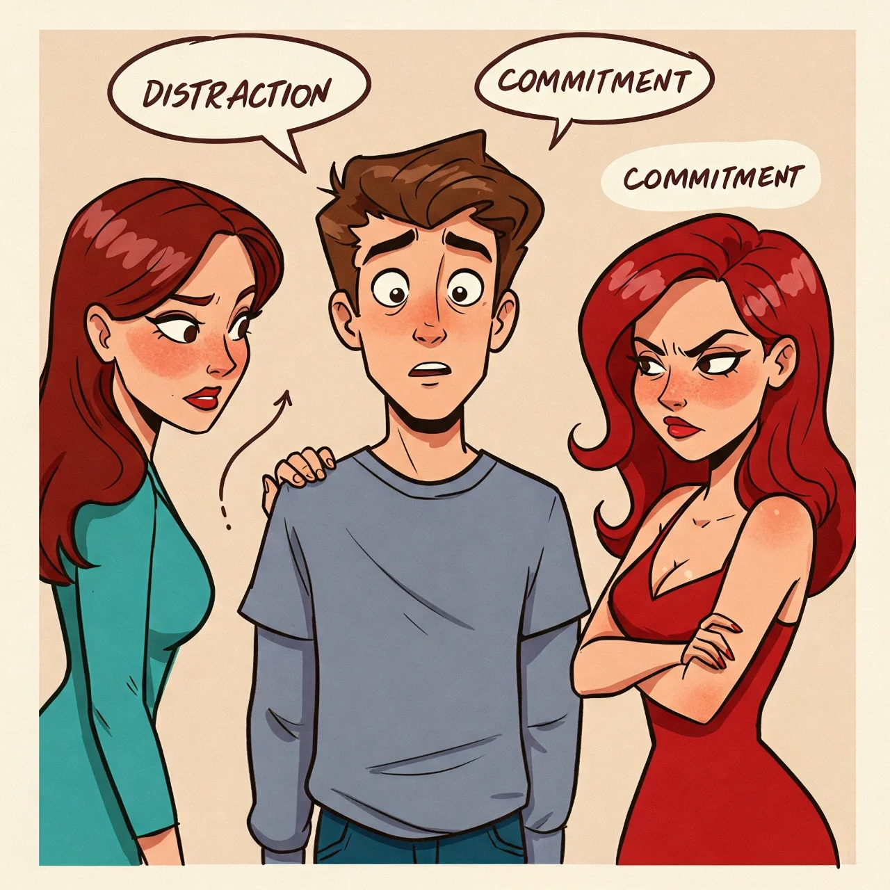 8. Distracted Boyfriend: Modern Relationship Dilemmas
