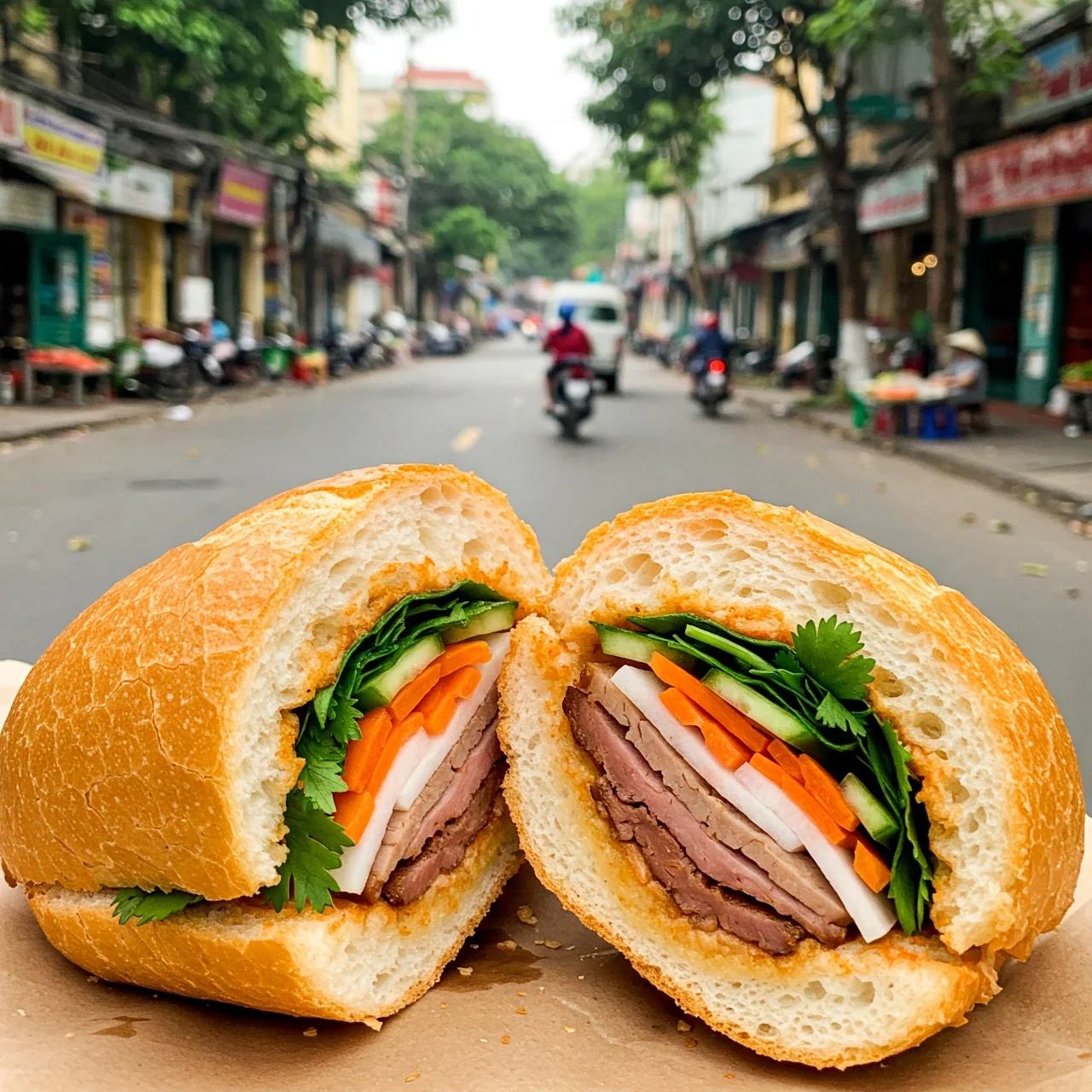 3. Banh Mi (Vietnam): The French-Vietnamese Fusion Sandwich
