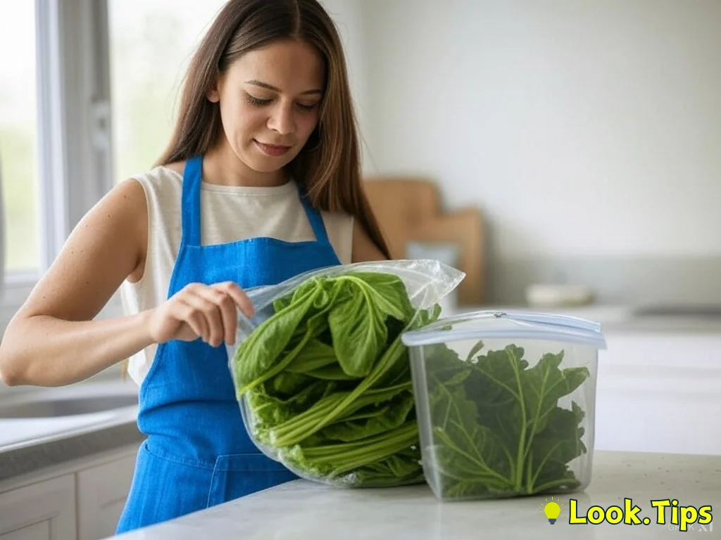 5. Wrap Leafy Greens in Paper Towels
