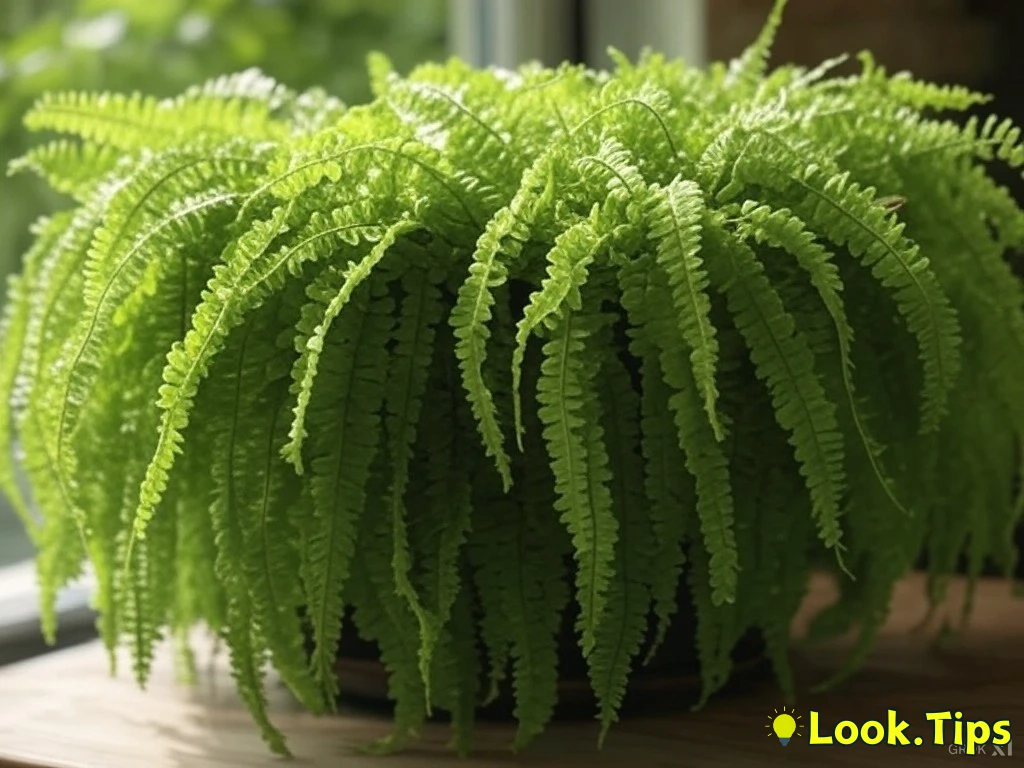 9. Boston Fern (Nephrolepis exaltata)