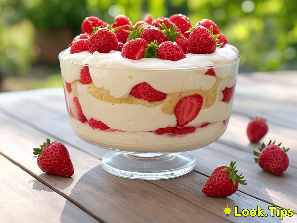 6. Strawberry Shortcake Trifle
