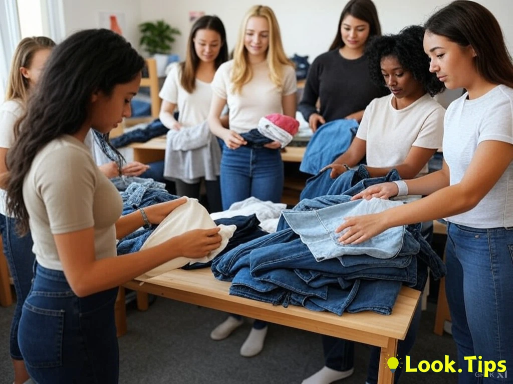 6. Organize a Clothes Swap with Friends