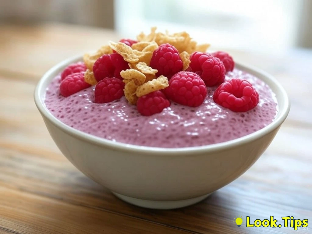 Raspberry Chia Pudding Crisps: Superfood Sensation