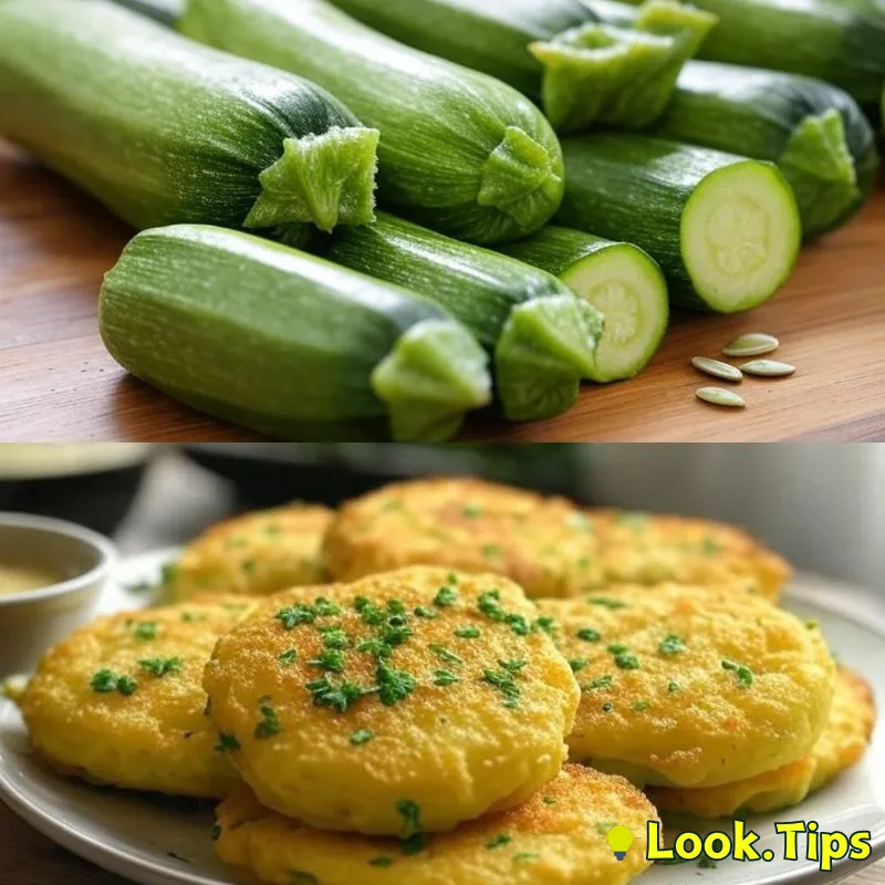 9. Zucchini Ends → Fritter Filler