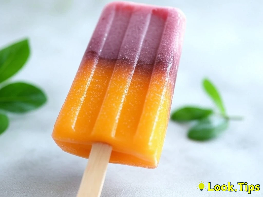 7. Frozen Fruit Popsicles (3 Ingredients!)