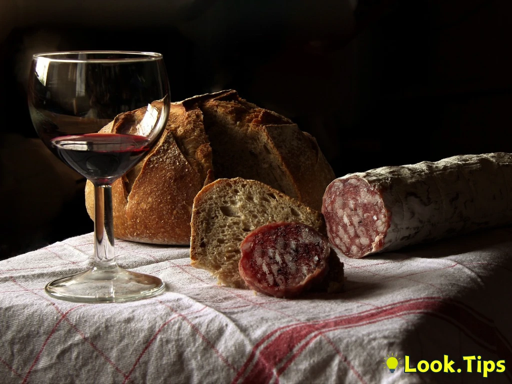 1. Wine-Soaked Bread