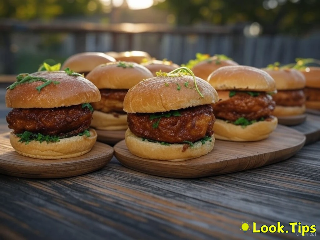 2. BBQ Chicken Sliders (Use Dark Meat)
