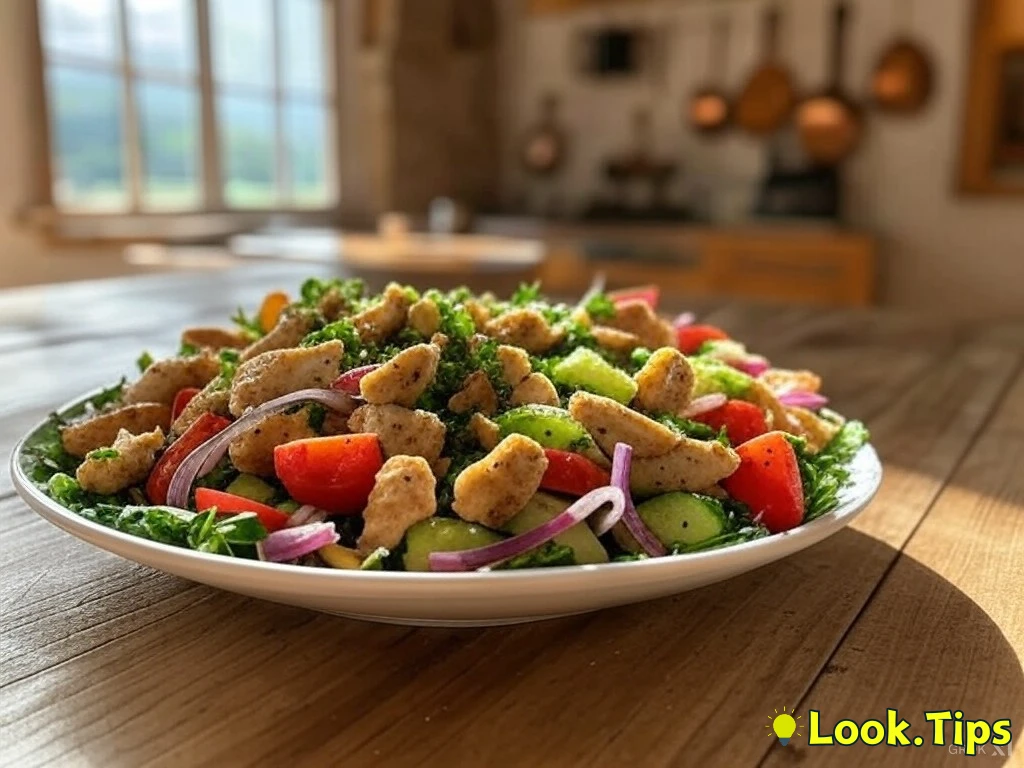 4. Mediterranean Chicken Salad (Use Odd Bits)