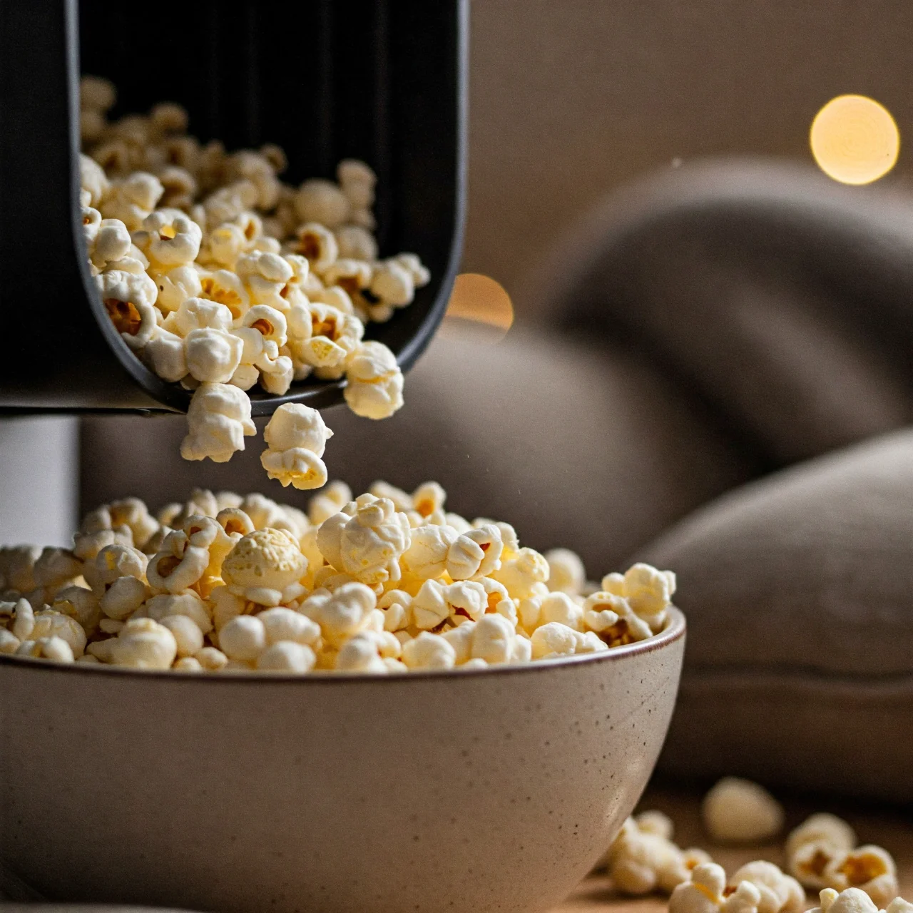 8. Popcorn: Air-Popped Perfection, Oil-Free!