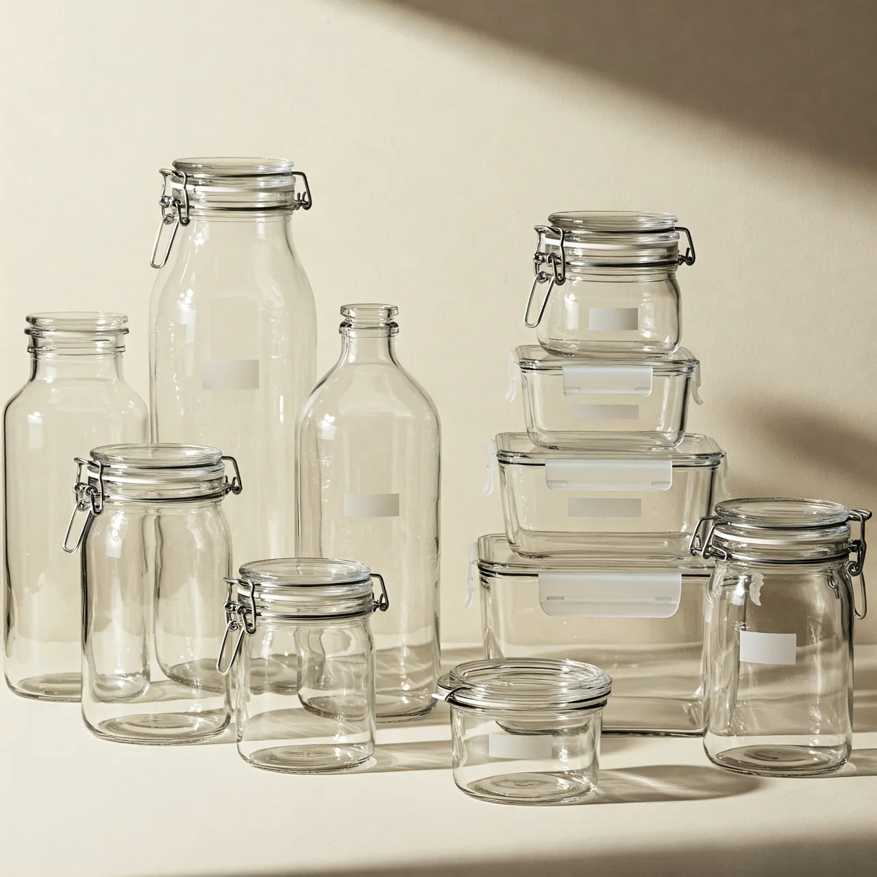 1. Reusable Glass Jars and Containers